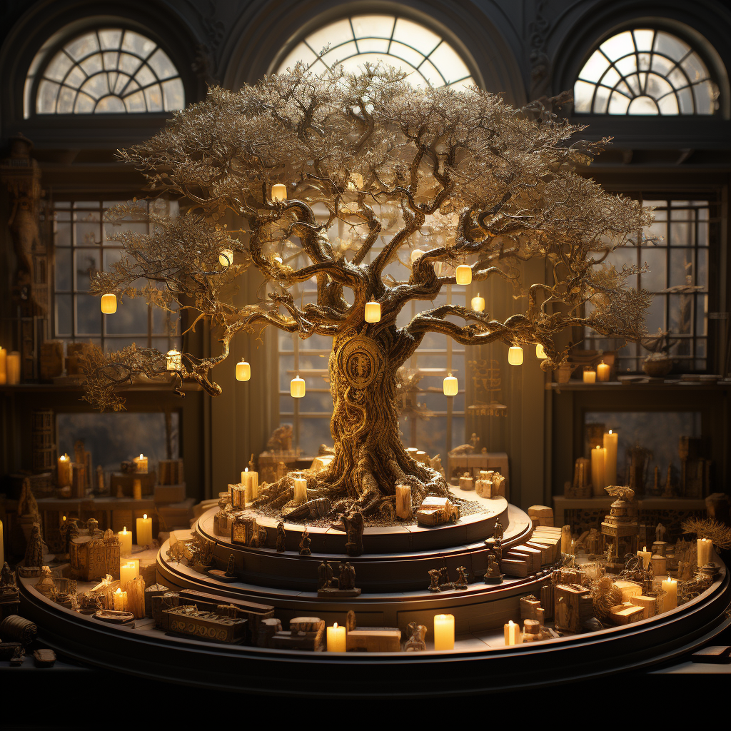 Image of the Bodhi Tree in Nature's Debate Game