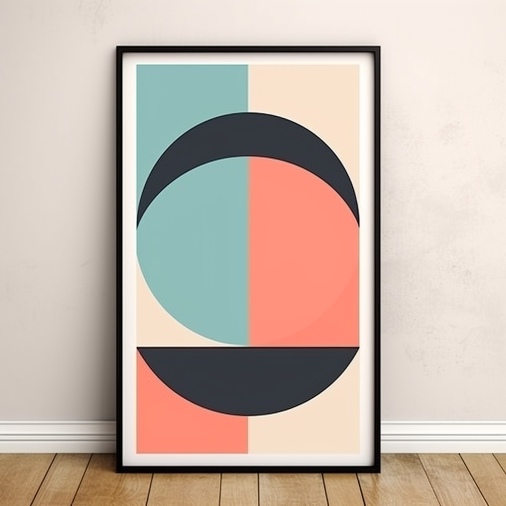 Geometric Mid Century Wall Art