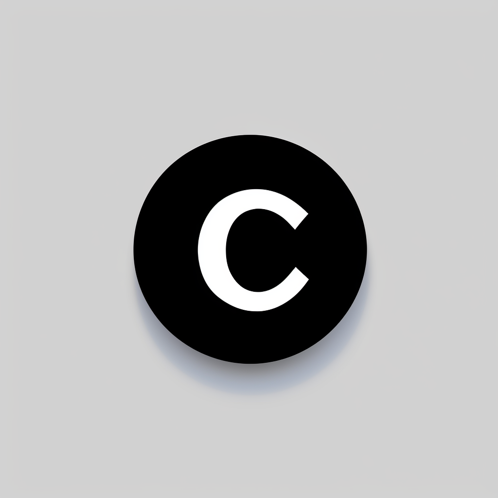 Minimalistic C A V logo