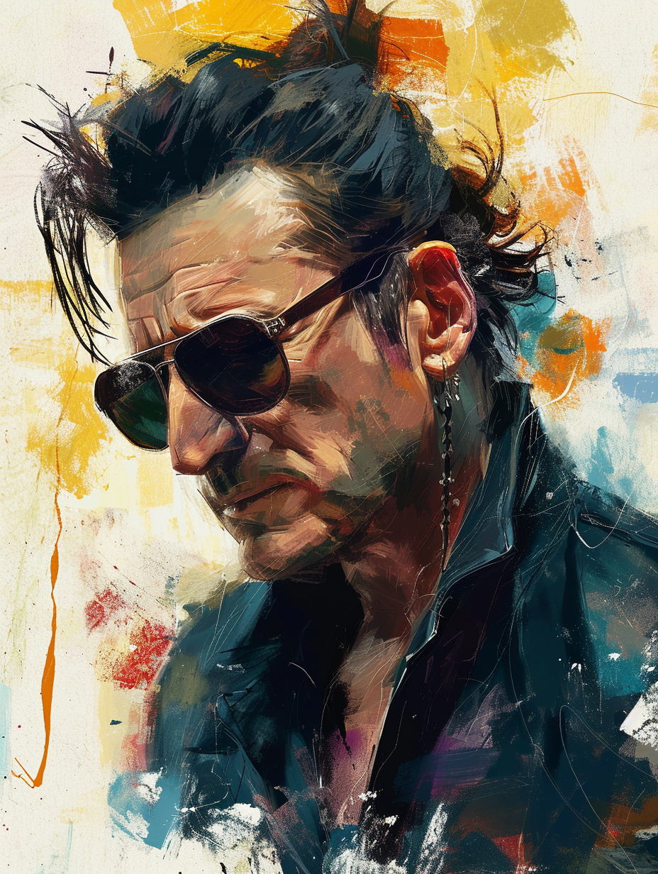 Bono artwork inspired by Jeff Dekal and David Palumbo