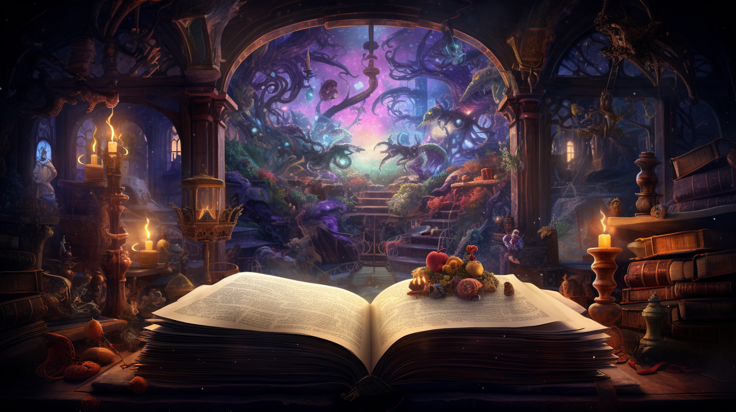 Book of Magic Transporting to Different Worlds