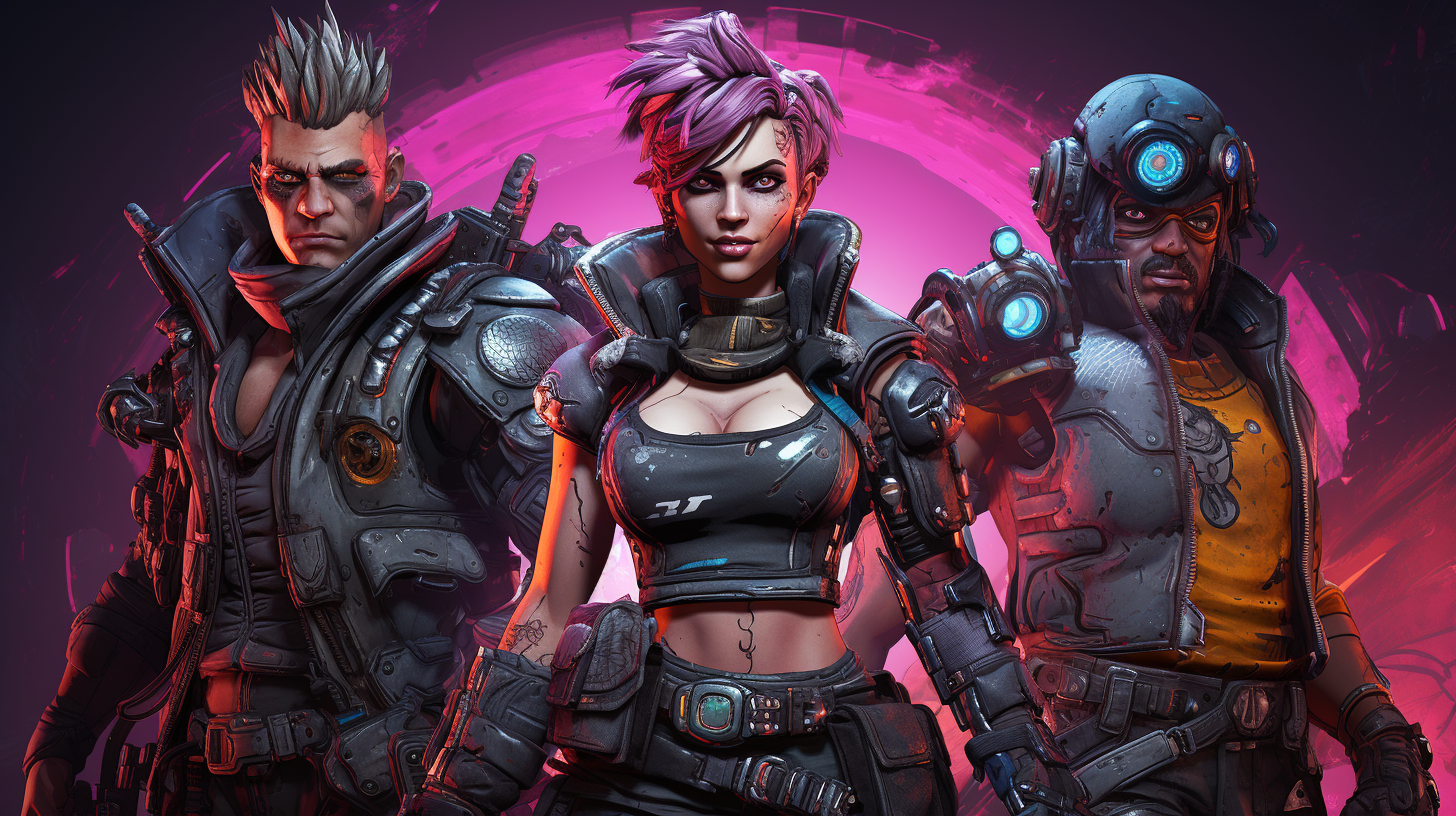 Amazing Borderlands 3 heroes standing together