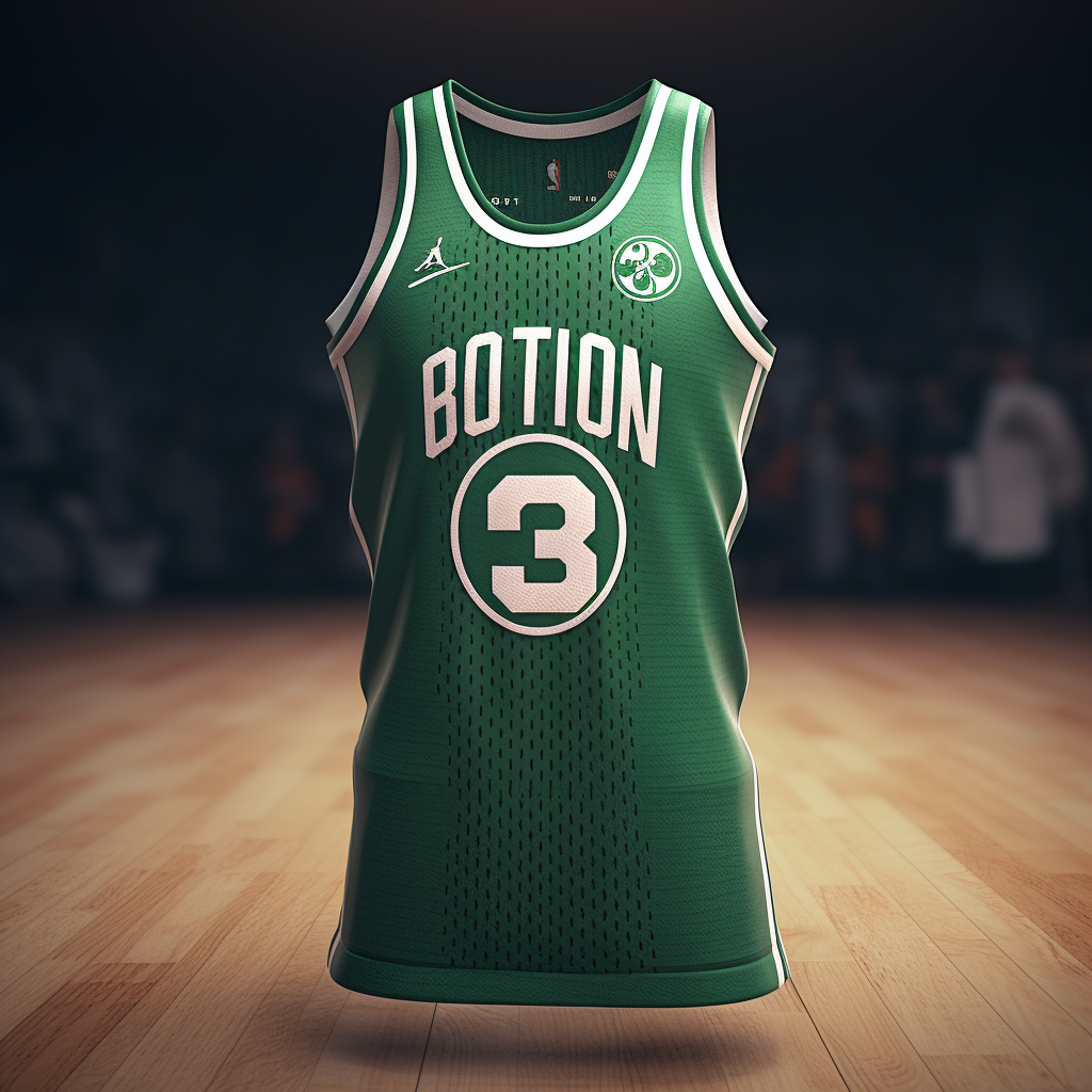 Stylish Boston Celtics jersey design