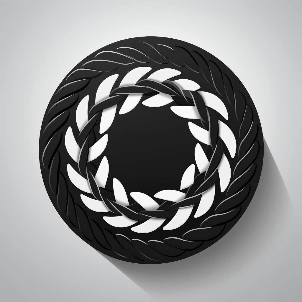 Braided Coiled Whip Icon Image