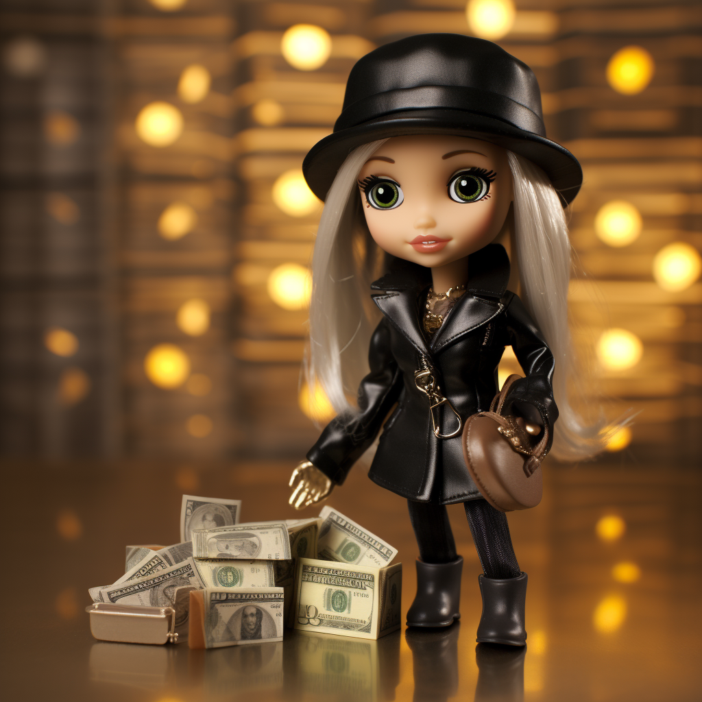 Bratz Doll Robbing Bank