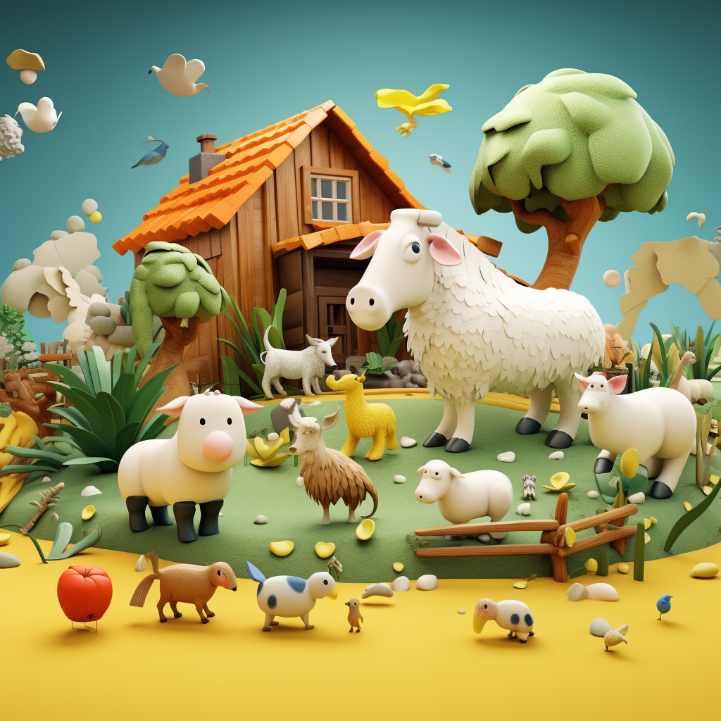 Brazilian farm 3D elements