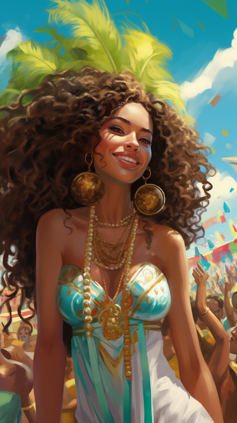 Colorful Brazilian June Festival Illustration