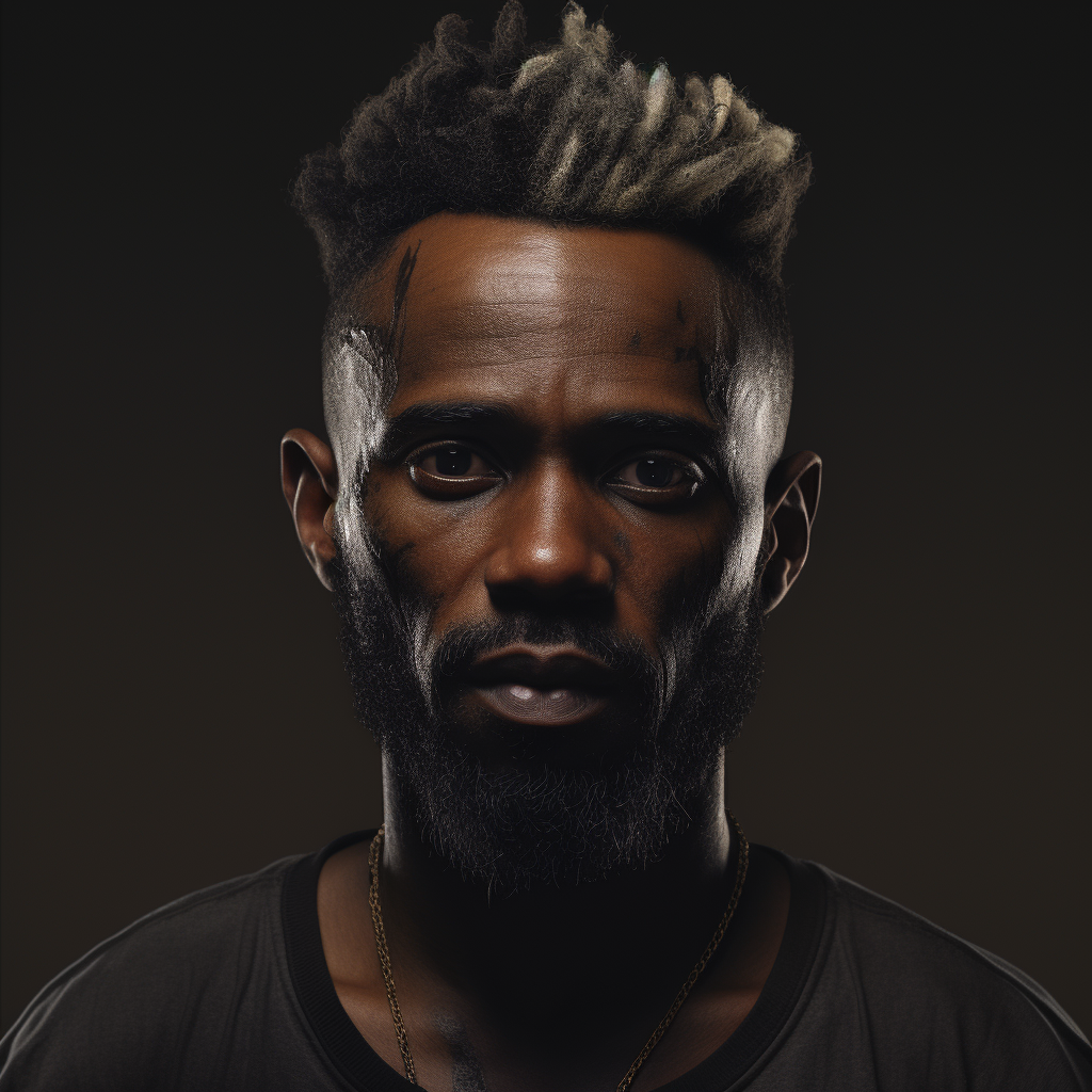 Photorealistic Brazilian Black Man