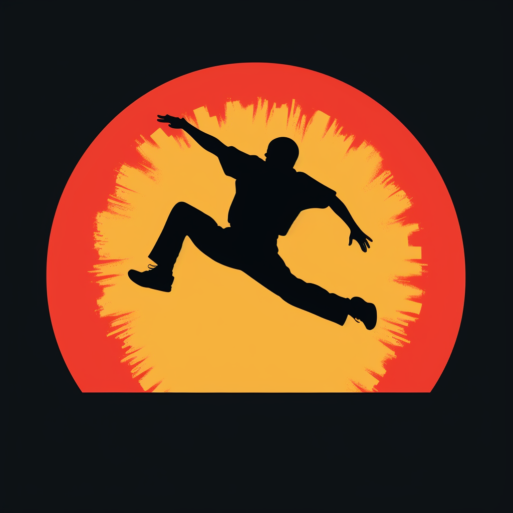 Breakdance Pictogram Illustration