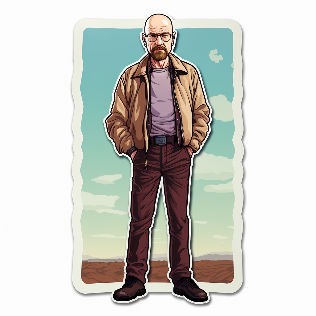 Cool Breaking Bad stickers for fans