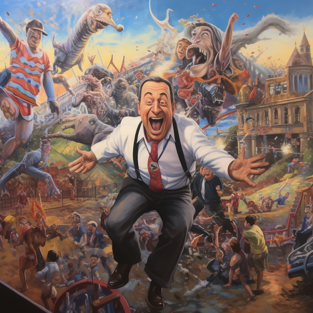 Nigel Farage at Brexitland Theme Park