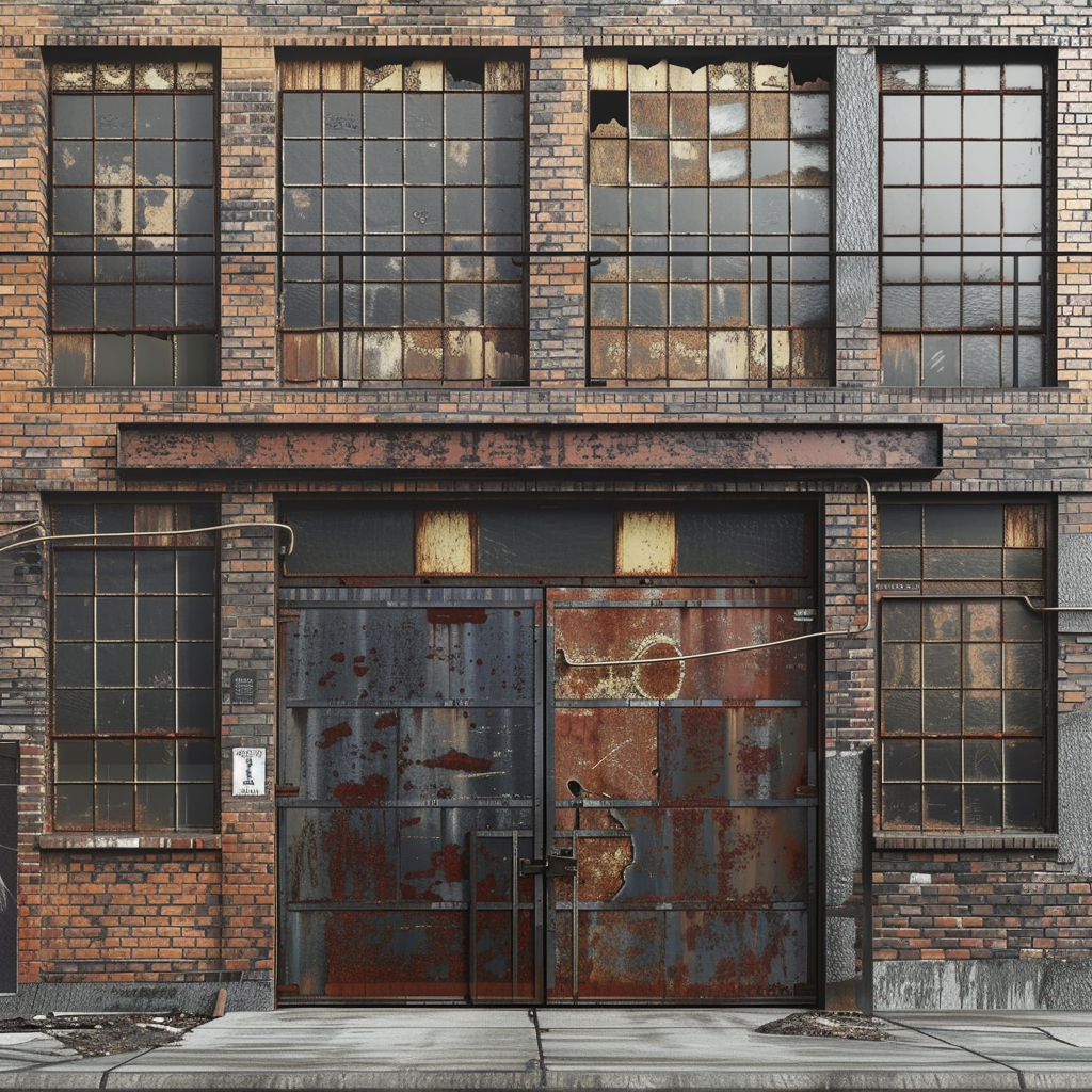 Brick Steel Industrial Building Exterior