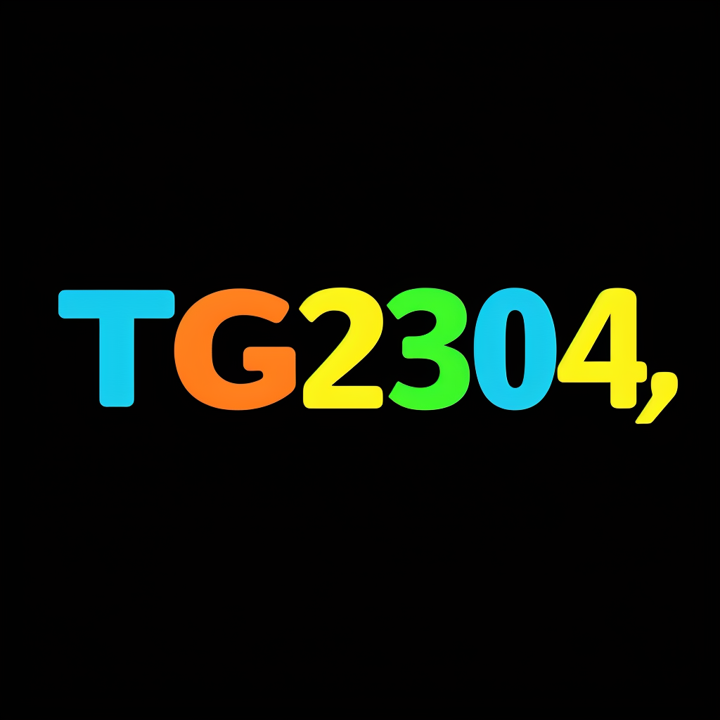 Colorful text logo TG2304