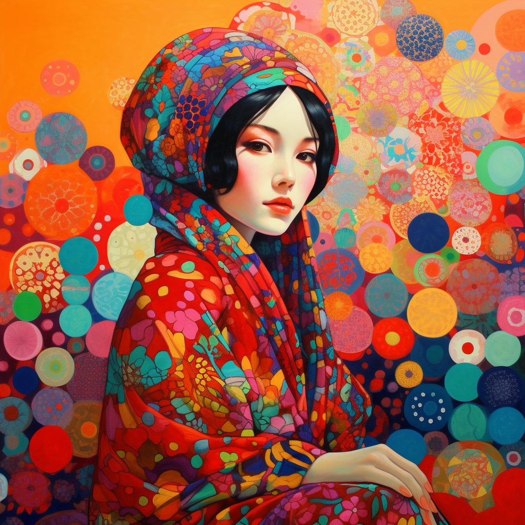 Bright Pretty Colors Artwork Yayoi Kusama Faiza Maghni