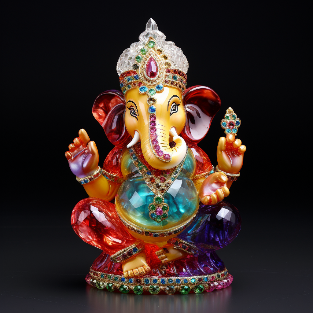 Stunning Ganesh Statue in Crystal