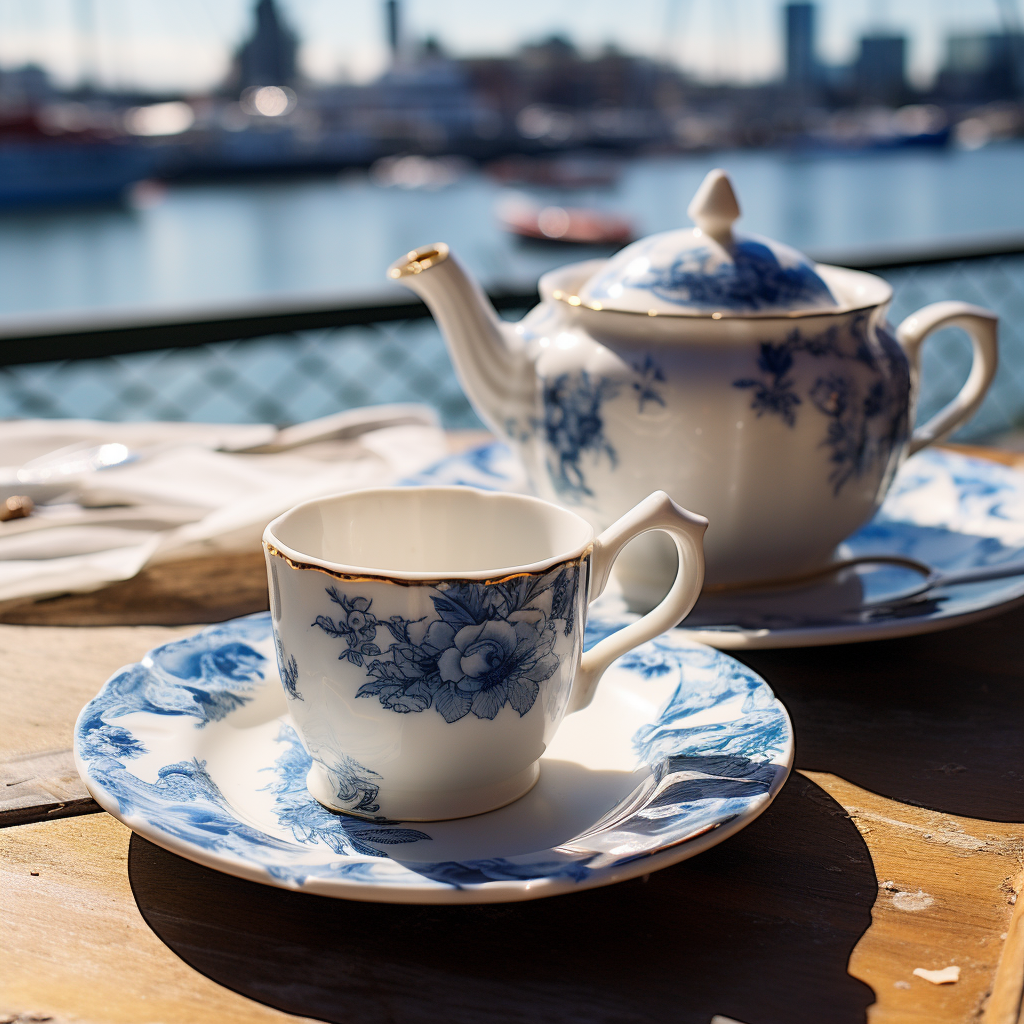 Broken Granville Island Teacup