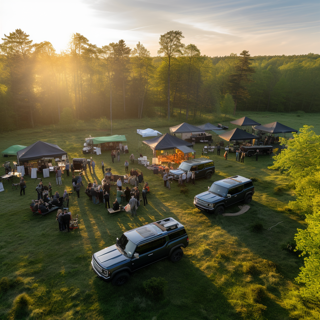 Ford Bronco Event in Field