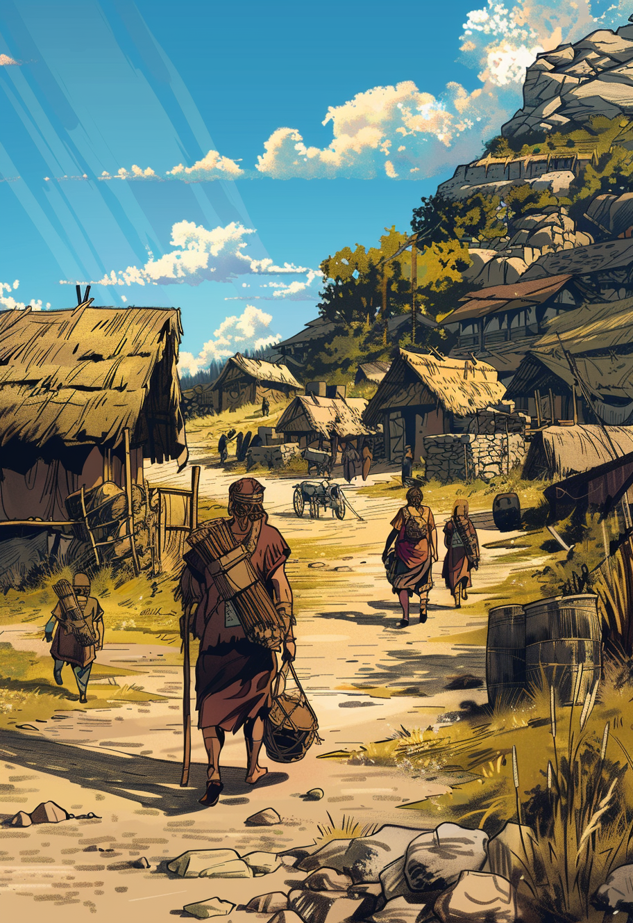 Bronze Age Villagers, Moving Village