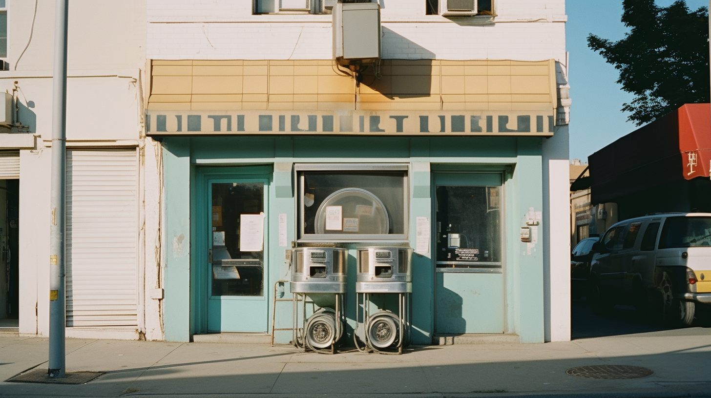 Laundromat in Brooklyn New York