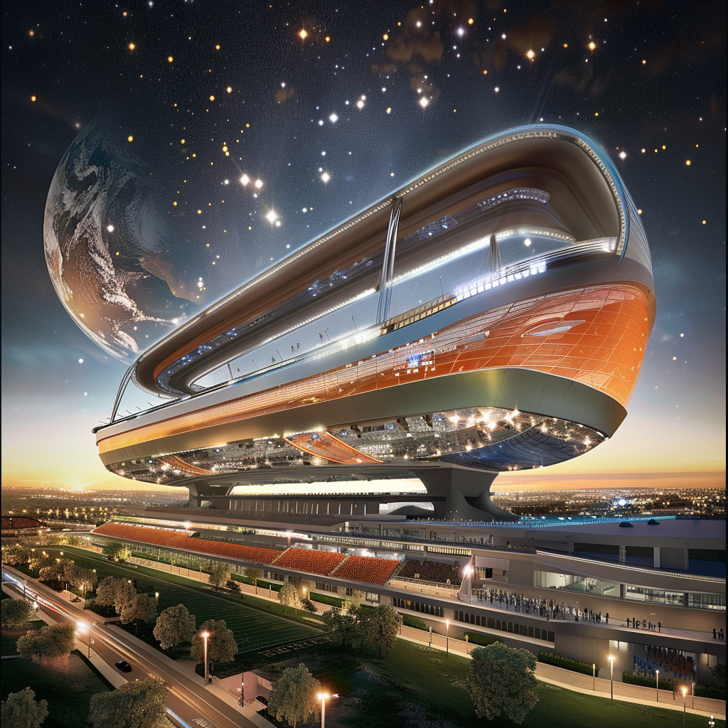 Browns Stadium in Space