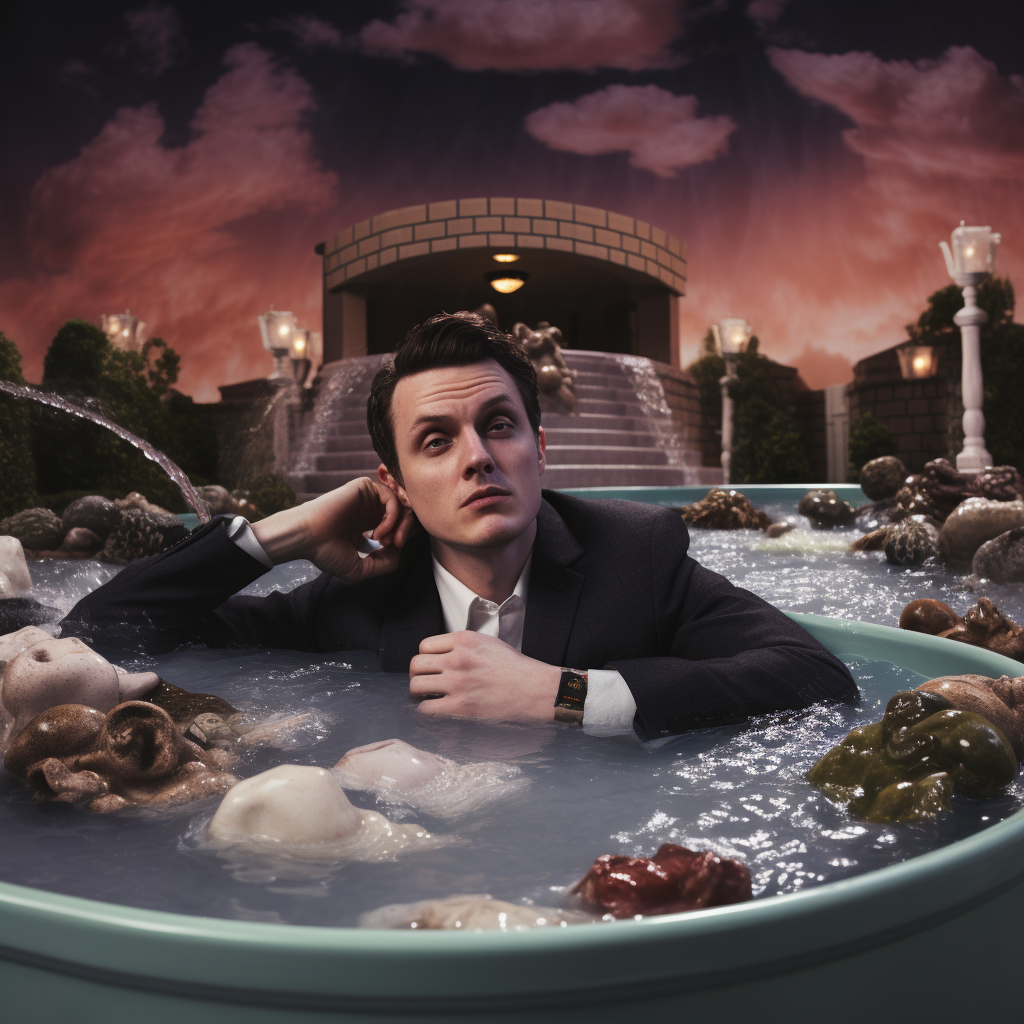 Man obsessed with hot tubs