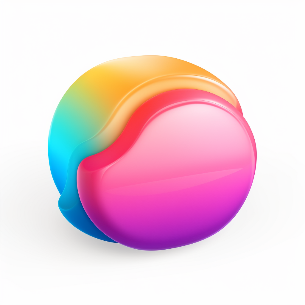 Colorful bubble chat icon