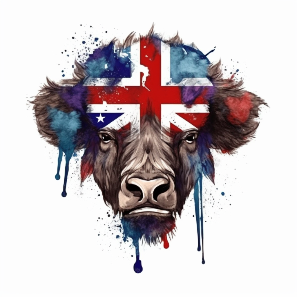 Buffalo Bills England Flag Logo