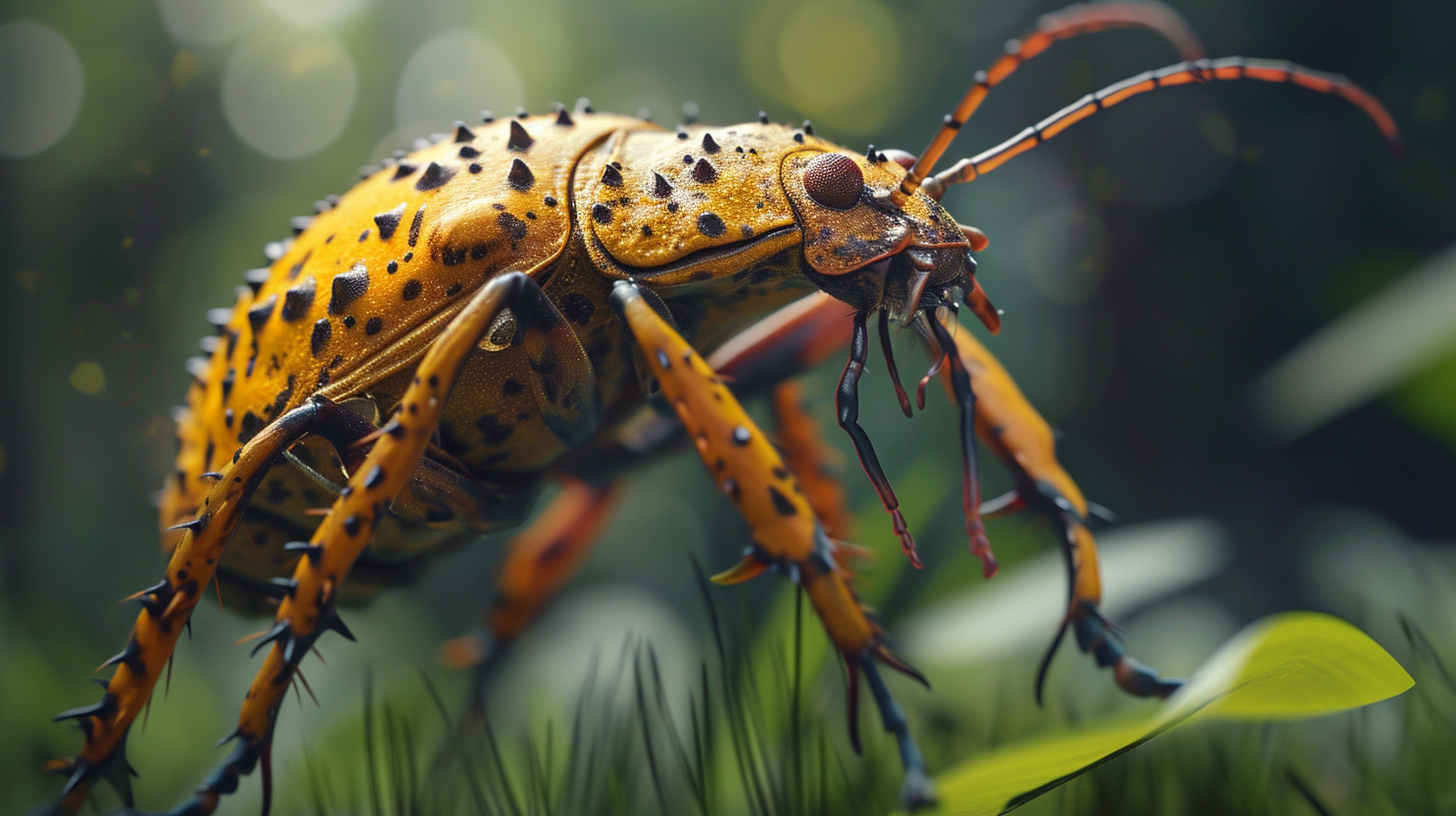 Bug lady in photorealistic style