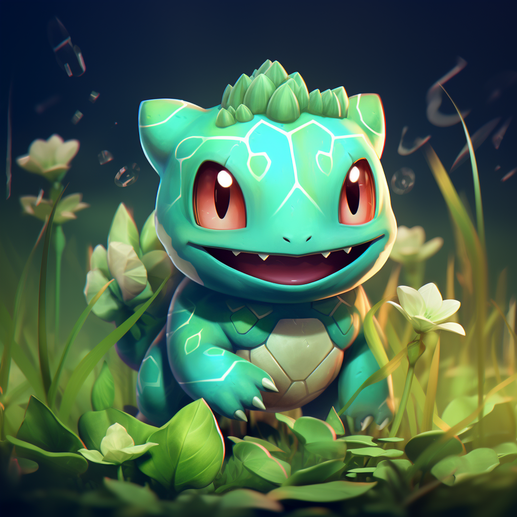 Bulbasaur: Grass-Poison Pokémon illustration