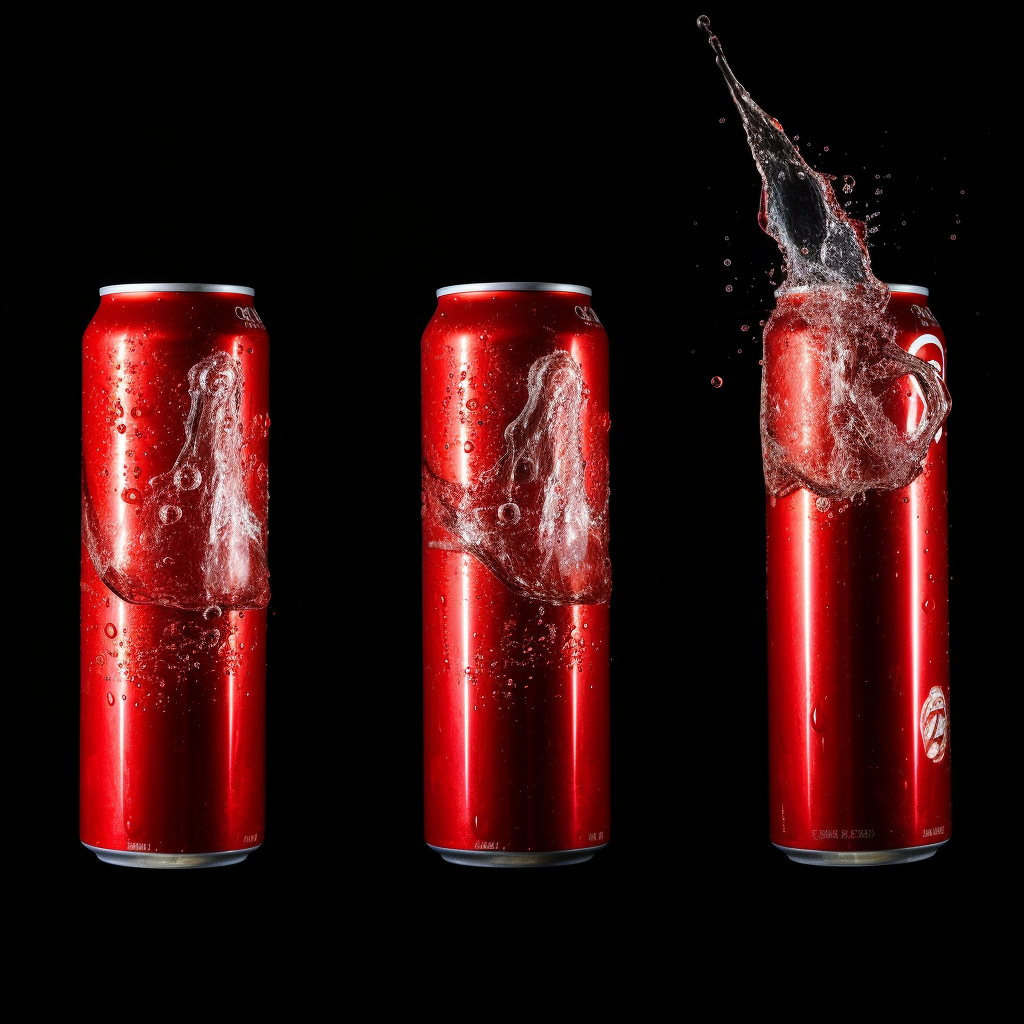 bullet piercing coke can frames