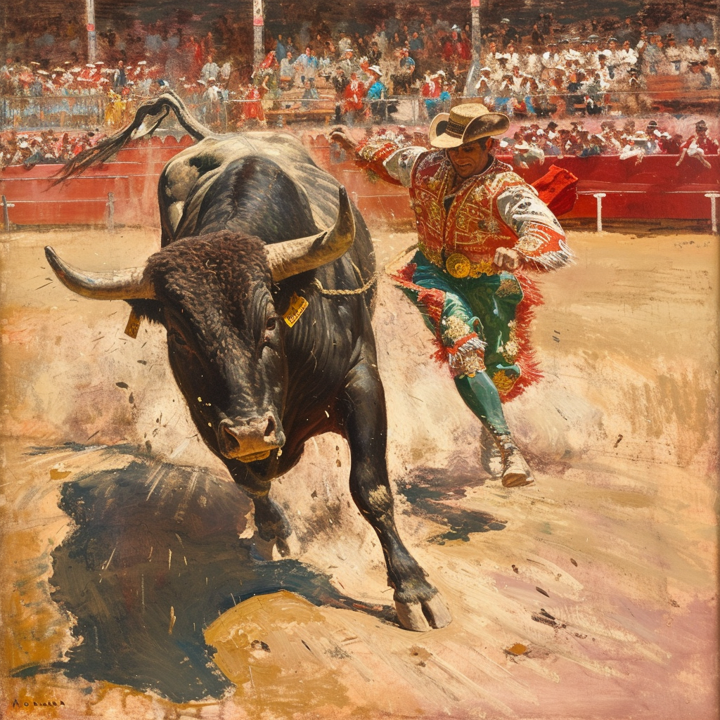 Bullfight Anders Zorn painting