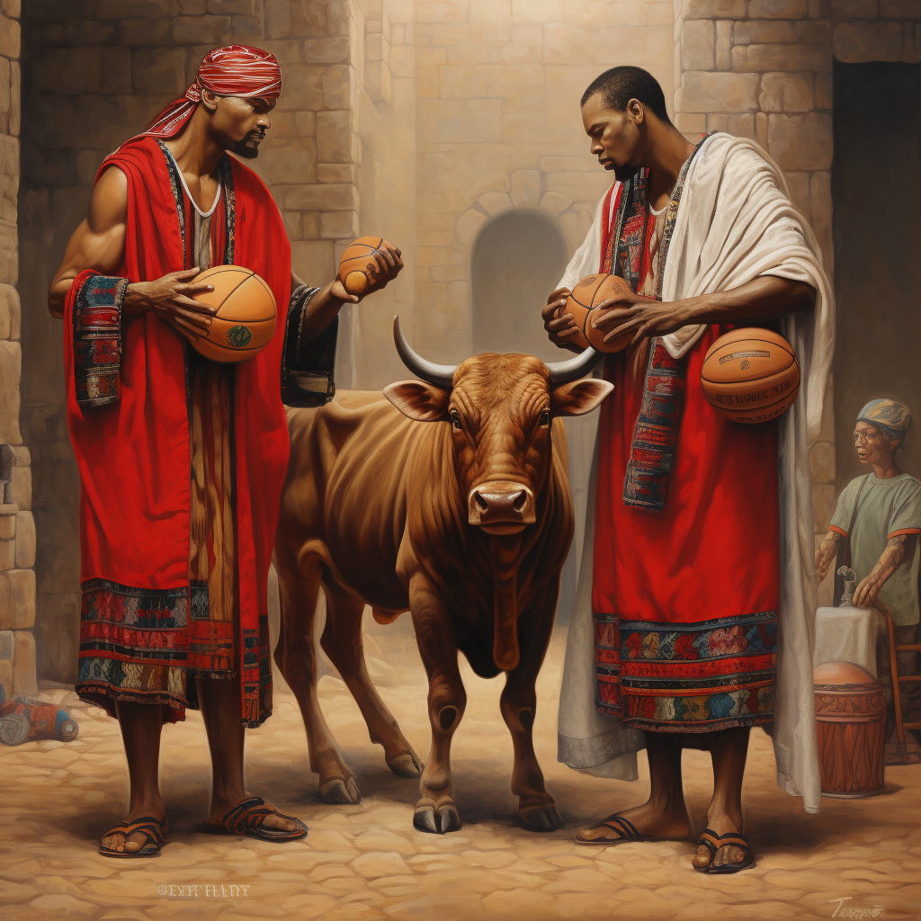 Bulls Nativity: Basketball Wise Men