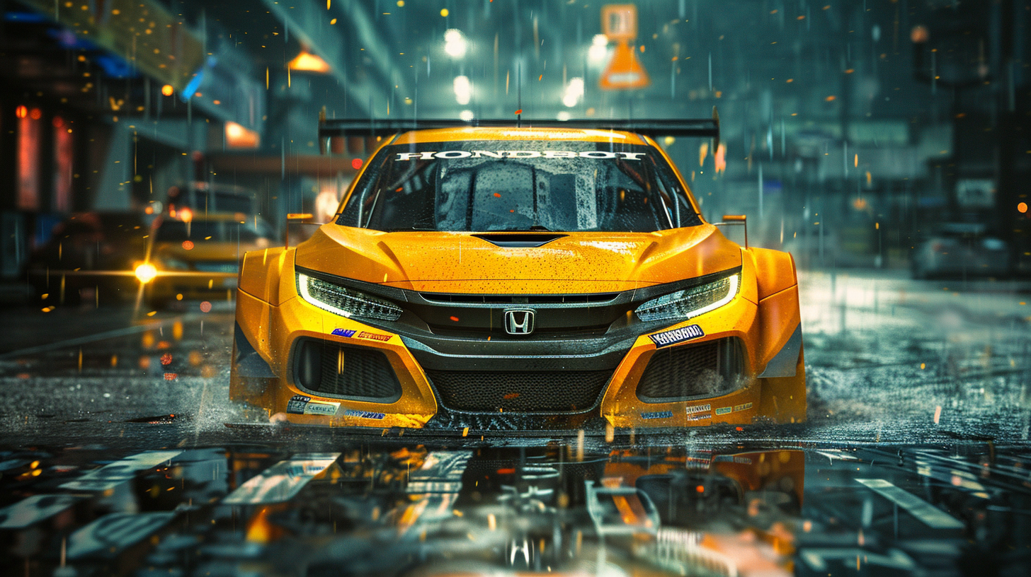 Bumblebee Honda Civic Transformers Cinematic Road