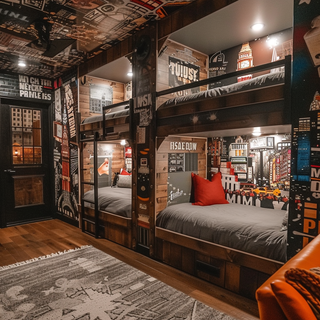 Bunk Beds in New York Times Square