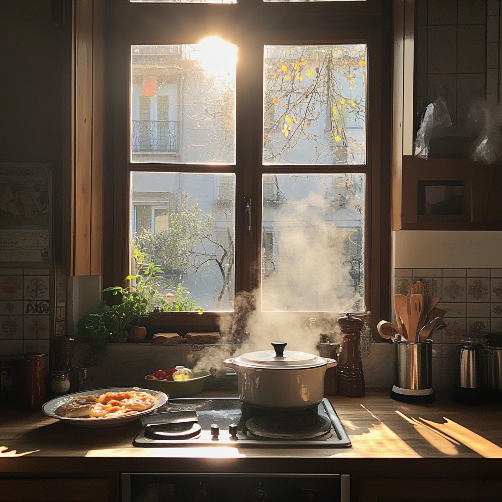 Buongiorno Italia recipe kitchen window