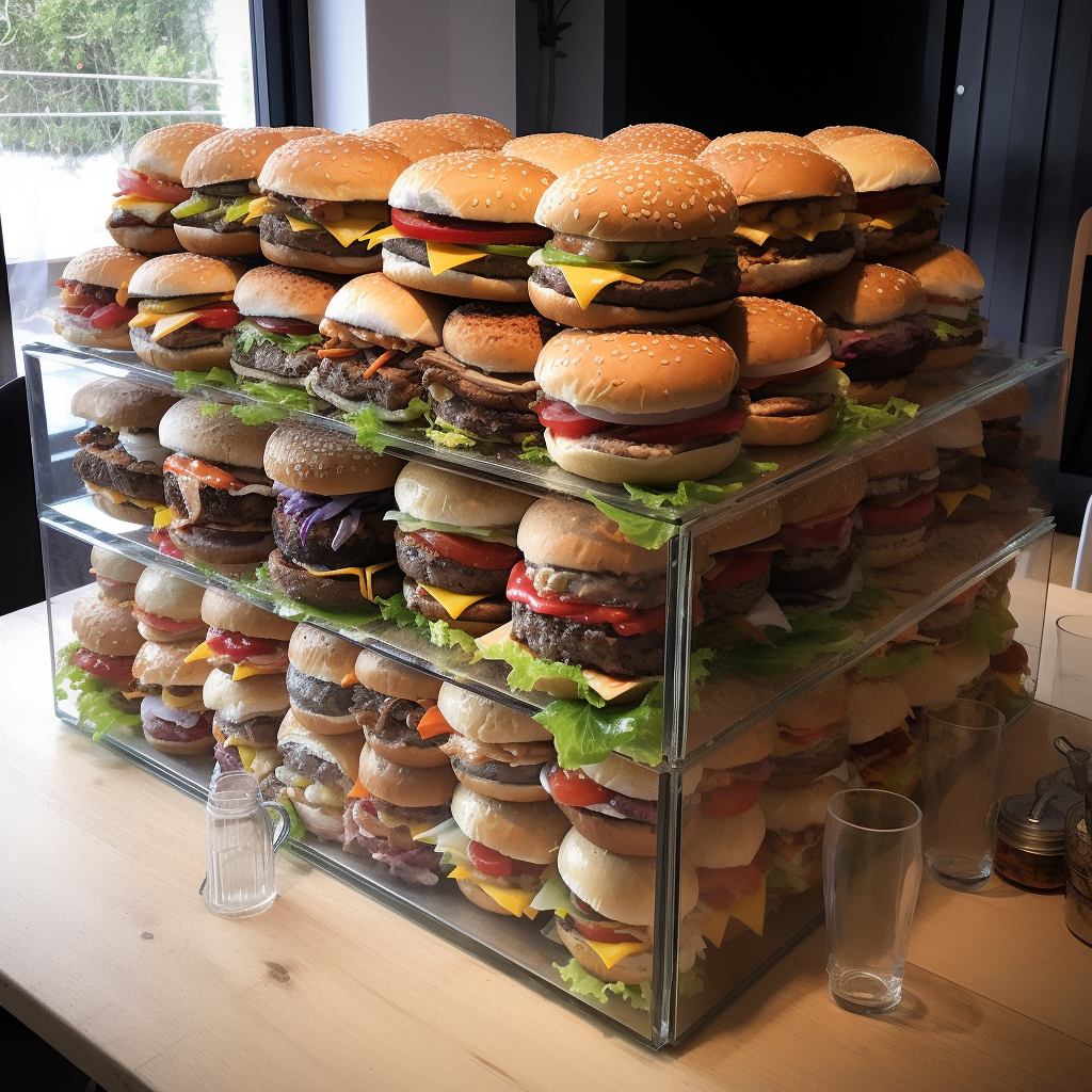 Variety of 20 scrumptious burgers