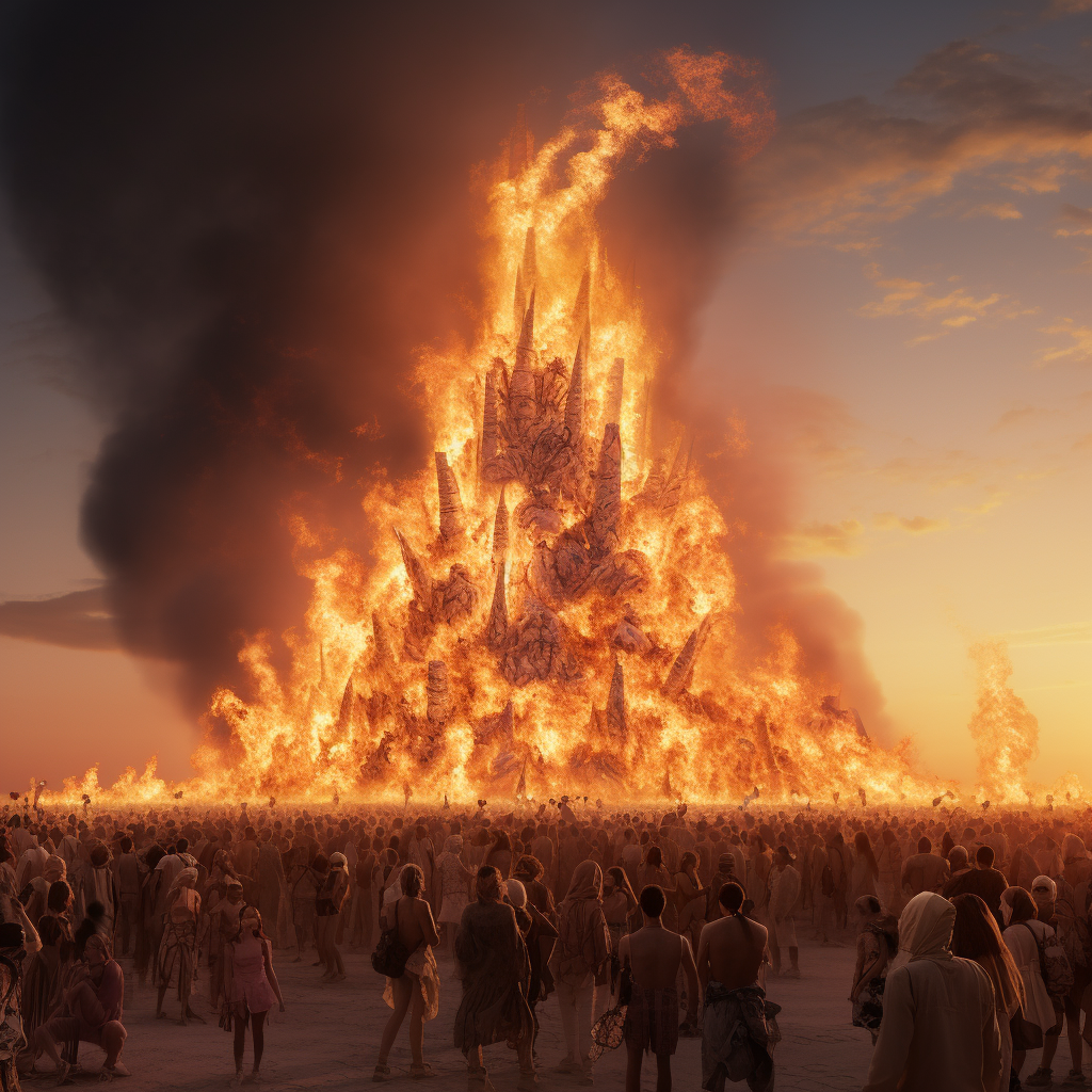 Burning Man event 2023