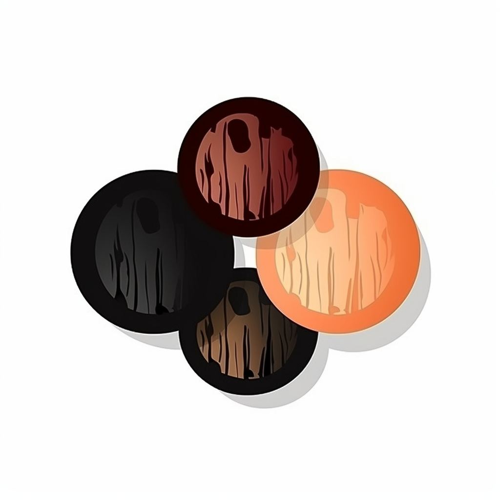 Minimalist burnt lumber icon