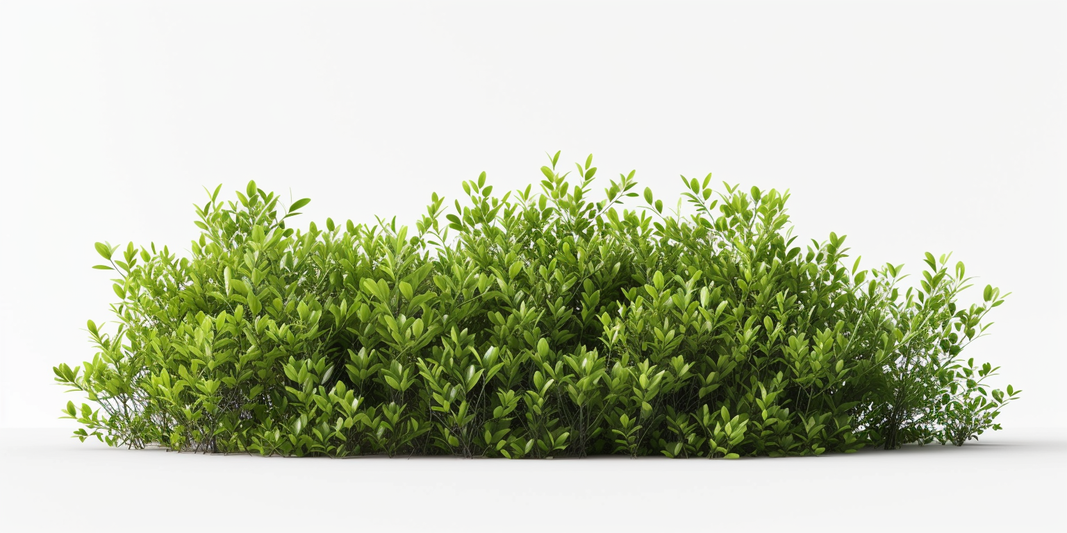 3D Render of Bush