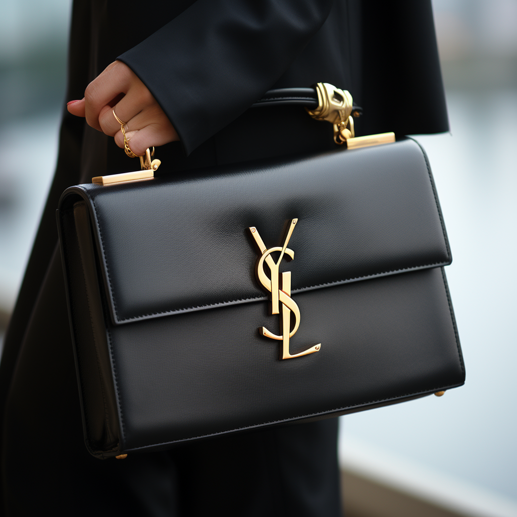 Business Logo Bag YSL Aura Chic