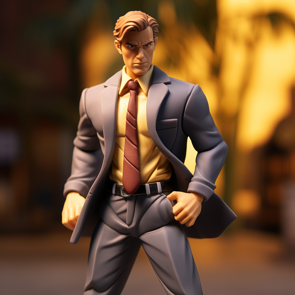 Businessman Action Figure for Productivity Boost