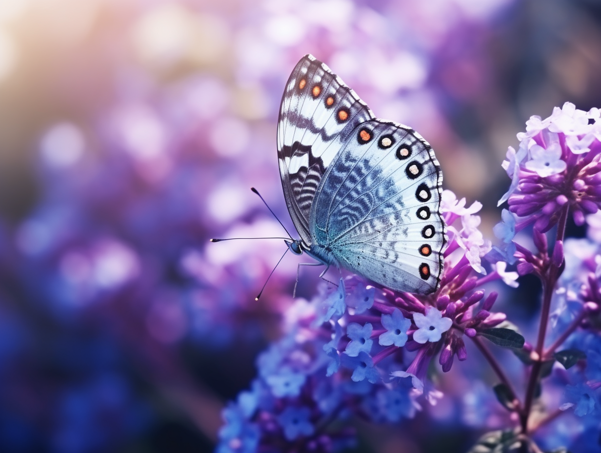 Beautiful butterfly on a flower