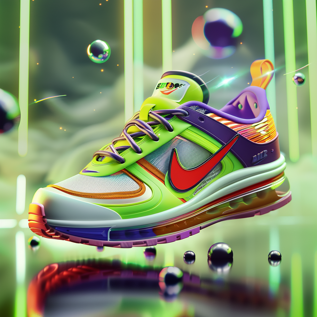 Buzz Lightyear themed Nike shoe