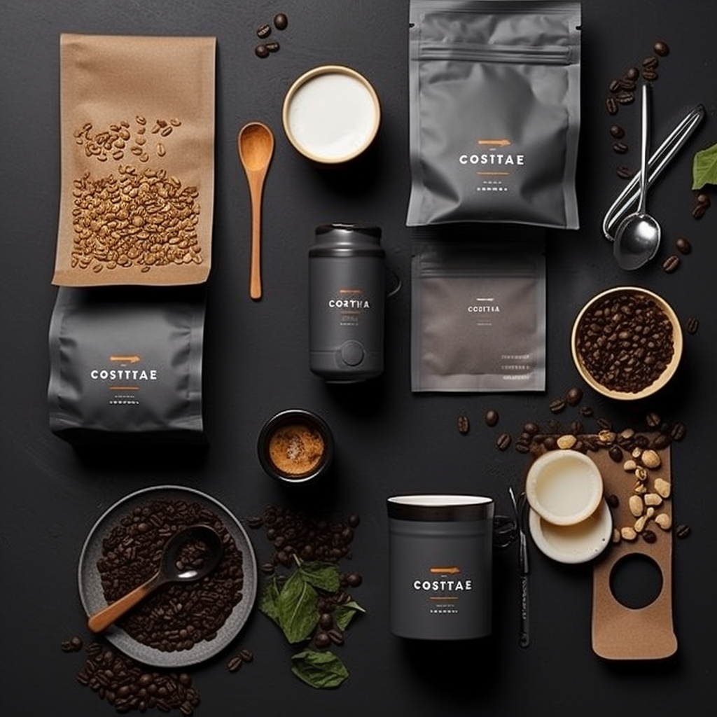 Earthy coffee branding from Cafesti