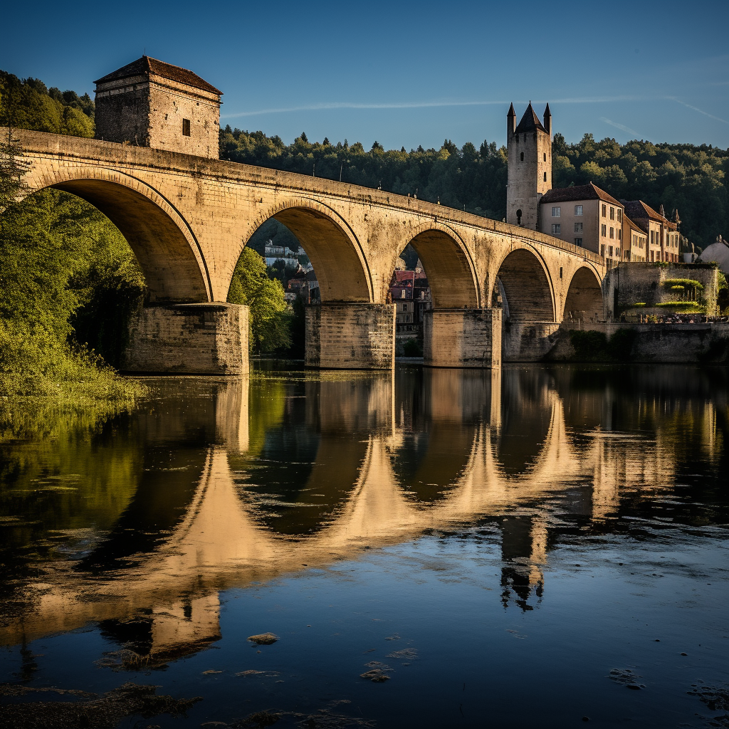 Cahors Bridge - Iconic Historic Landmark