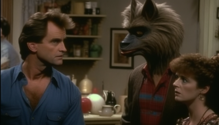 Cajun Wolf-Faced Werewolf Sitcom Image