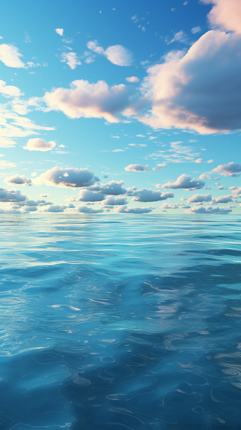 Picture of peaceful sea waves