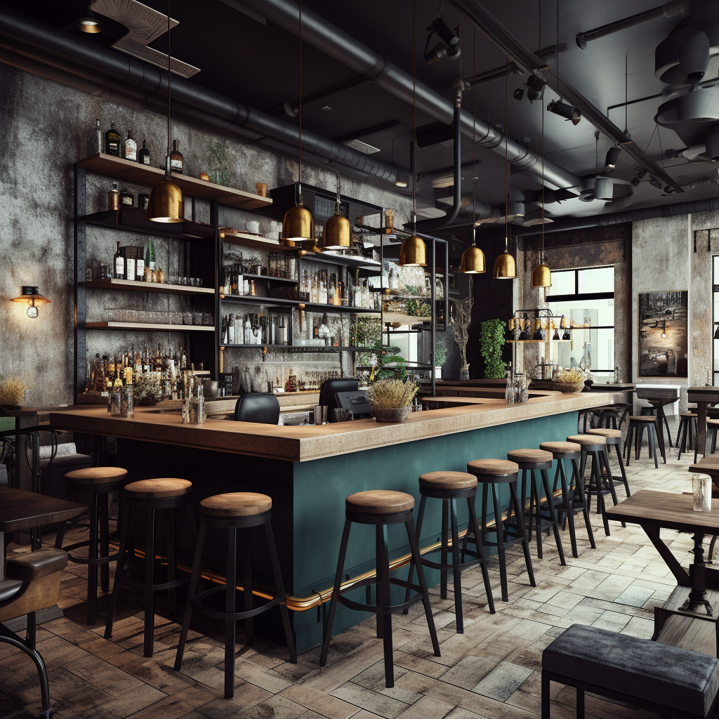 Modern Arab-inspired Camden bar design  ?