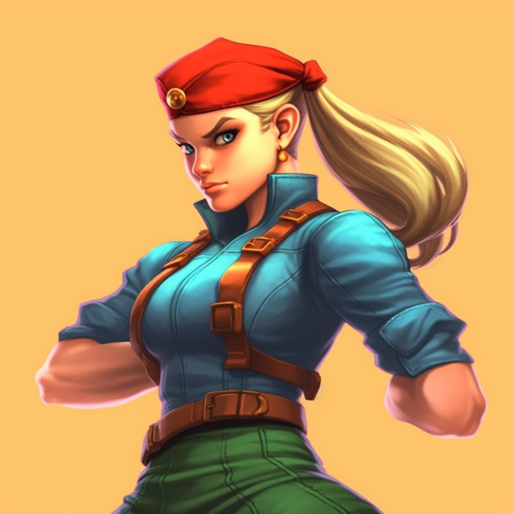 Cammy from Street Fighter 2: Cute and Vivid!