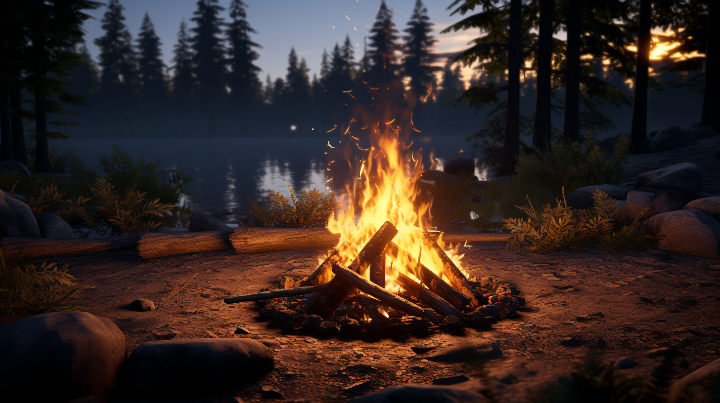 Realistic Campfire in Unreal Engine 5